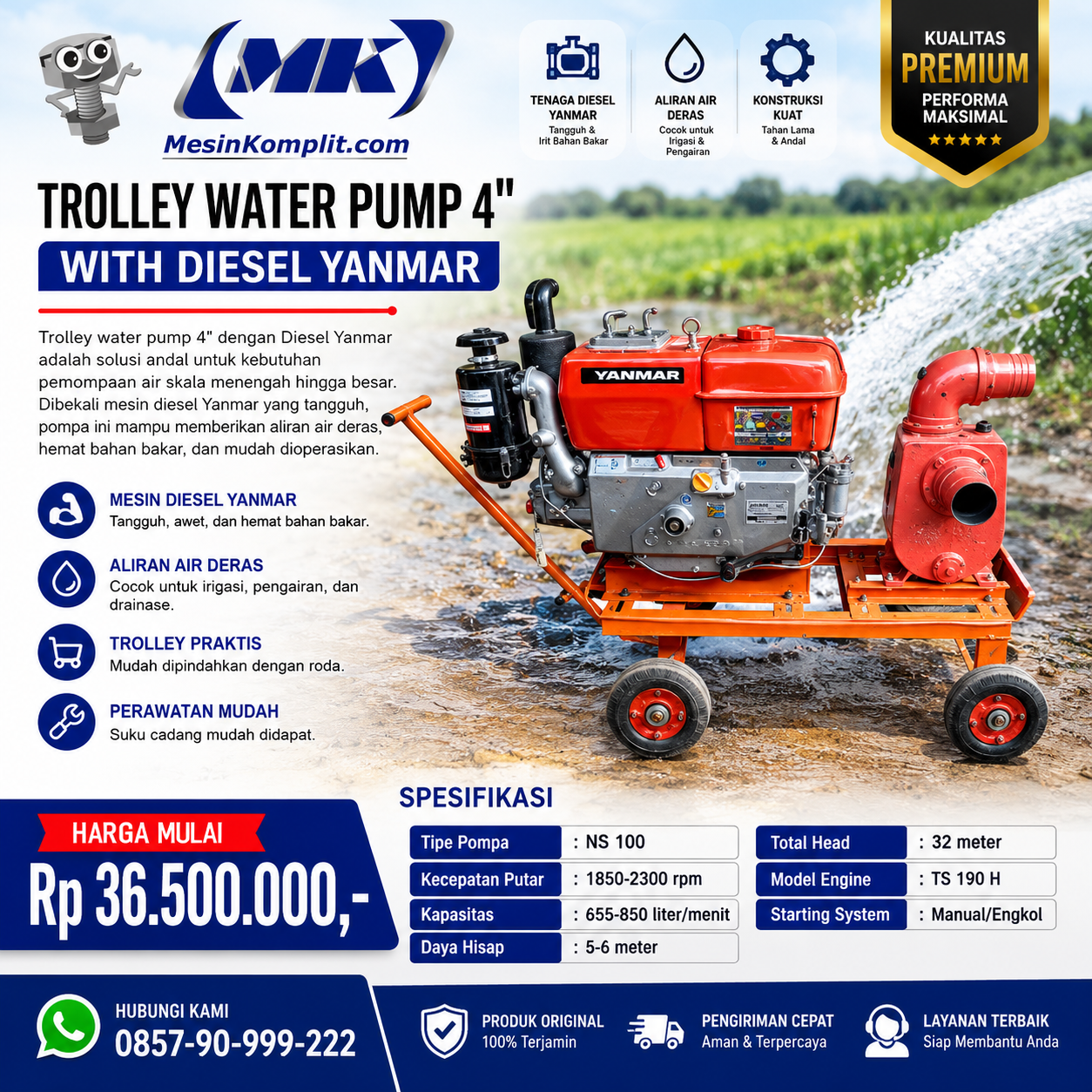 Pompa 4 Inch Yanmar (PMP-...